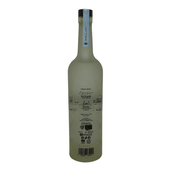 Padrecito Premium Organic Blanco Tequila 40 07 Rueckseite